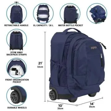 JanSport Driver 8 Rolling Backpack for All Ages