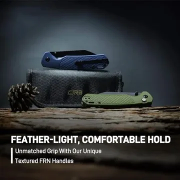 CJRB Pyrite-Light Pocket Knife - EDC for Camping & Hiking