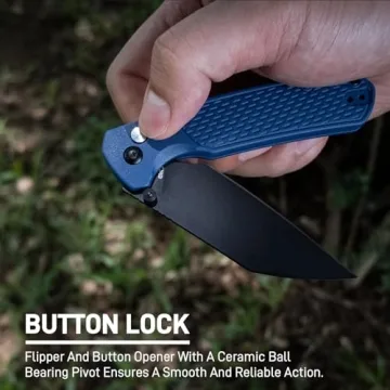 CJRB Pyrite-Light Pocket Knife - EDC for Camping & Hiking