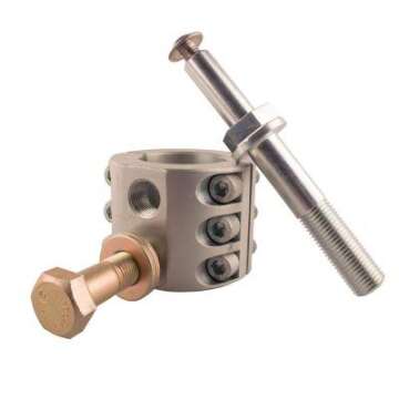 JL/JLU/JT Steering Stabilizer Relocation Kit by Synergy MFG (1 1/2" Dia. (Synergy Tie Rod))