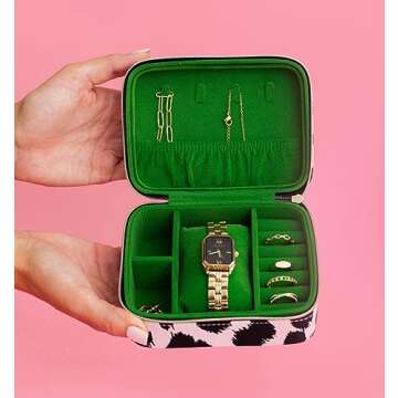 Chic Kate Spade New York Small Travel Jewelry Case - Modern Leopard