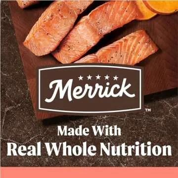 Merrick Premium Grain Free Dry Adult Dog Food, Wholesome And Natural Kibble With Real Salmon And Sweet Potato - 10.0 lb. Bag