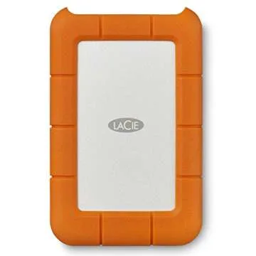 LaCie Rugged 2TB USB-C and USB 3.0 Portable Hard Drive + 1mo Adobe CC All Apps (STFR2000400)