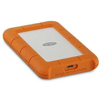 LaCie Rugged 2TB USB-C and USB 3.0 Portable Hard Drive + 1mo Adobe CC All Apps (STFR2000400)