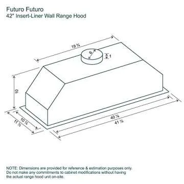 Futuro Futuro 42" Vent Hood | 940 CFM | Remote Control