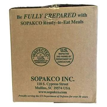 Emergency MREs - Reduced Sodium Food Rations - 16 Ready-to-Eat Meals