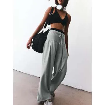 Tankaneo Womens Palazzo Lounge Pants for Stylish Comfort