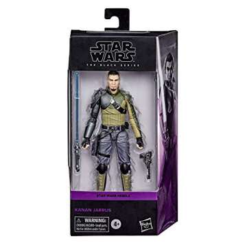 Star Wars The Black Series Kanan Jarrus Toy 6-Inch-Scale Star Wars Rebels Collectible Action Figure,...