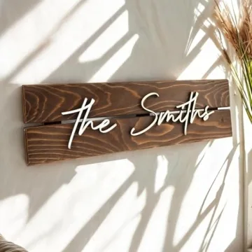 Stunning Personalized Solid Wood Name Sign for Gifts & Decor