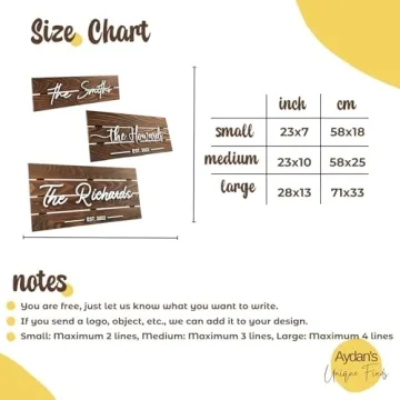 Personalized Solid Wood Name Sign for Home and Office