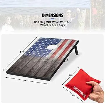 Wild Sports 2’x3’ Cornhole Set for Outdoor Fun