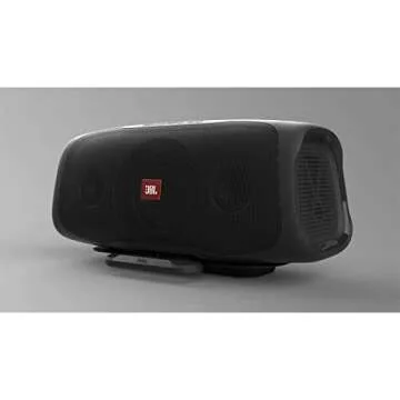 JBL BassPro Go - in-Vehicle Powered subwoofer & Full-Range Portable Bluetooth Speaker,Black
