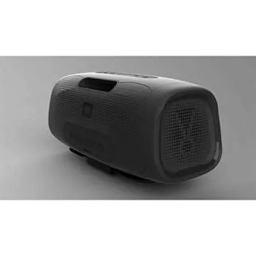 JBL BassPro Go - in-Vehicle Powered subwoofer & Full-Range Portable Bluetooth Speaker,Black