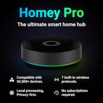 Homey Pro Smart Home Hub – Z-Wave Plus, Zigbee & More
