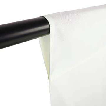 GFCC 8FTX10FT Ivory Backdrop Background for Photography Photo Booth Backdrop for Photoshoot Backgrou...