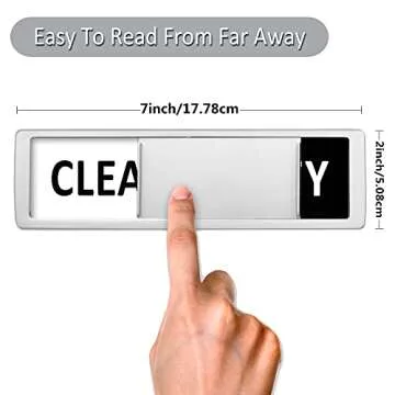 Dishwasher Magnet Clean Dirty Sign, Universal Black and White Design Clean DirtyMagnet for Dishwasher Non-Scratch/Strong Magnet/Easy to Read & Slide (Silver &White)