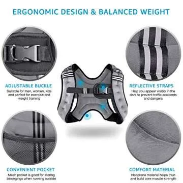 Henkelion Weighted Vest for Enhanced Training Activities