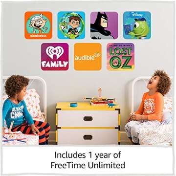 Echo Dot Kids Edition, a smart speaker with Alexa for kids - blue case