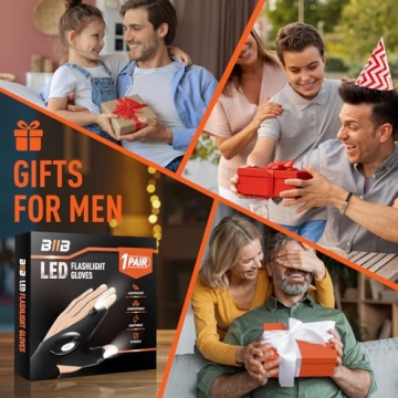 BIIB LED Flashlight Gloves - Unique Gifts for Men