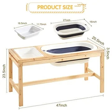 Beright Outdoor Sensory Table for Kids Play & Fun