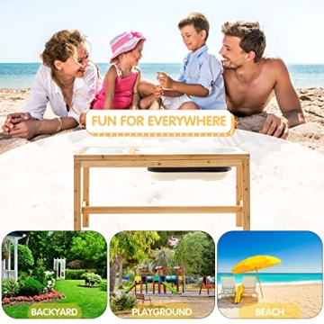Beright Outdoor Sensory Table for Kids Play & Fun