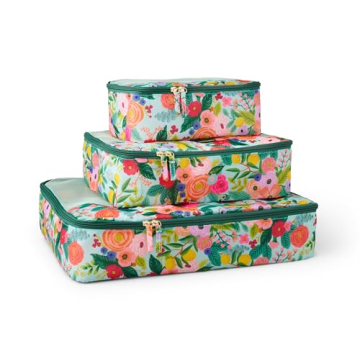 Rifle Paper Co. Stylish Travel Packing Cubes Set