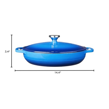 Lodge Cast Iron Oval Casserole - 3.6 Quart