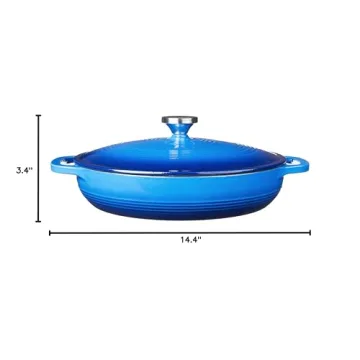 Lodge Cast Iron Oval Casserole - 3.6 Quart
