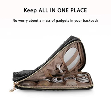 BAGSMART Electronics Organizer Travel Case for Tech Gear