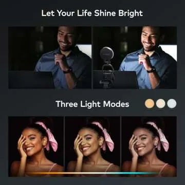 RALENO Magnetic Selfie Light for iPhone, 3 Modes, Portable