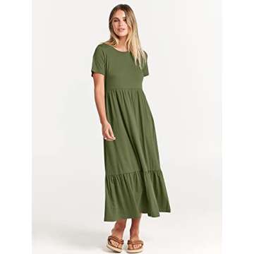 Stylish ANRABESS Women's Casual Summer Maxi Dress
