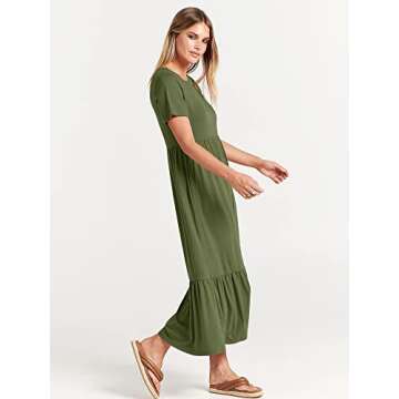 Stylish ANRABESS Women's Casual Summer Maxi Dress