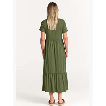 Stylish ANRABESS Women's Casual Summer Maxi Dress