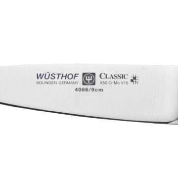 Wusthof Classic Paring Knife, One Size, Black, Stainless Steel