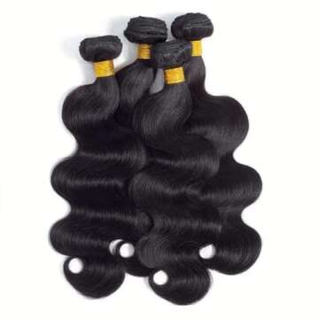 12A Human Hair Bundles Brazilian Body Wave Hair Bundles 22 24 26 28 Inch 100% Unprocessed Virgin Wea...