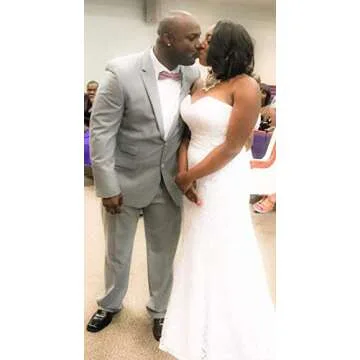 Elegant SIQINZHENG Lace Beach Wedding Dress Under $100