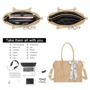 Stylish MOSISO Laptop Bag for Women - Versatile Tote Bag