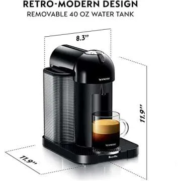 Nespresso Vertuo Coffee and Espresso Maker Breville Black 2023