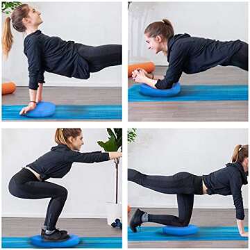 Foam Balance Pad(Large or XL),5BILLION Stability Pad for Physical Therapy,Non-Slip Exercise Balance Pad for Balance workouts,Yoga Knee Pad for Gym Fitness Stretching Pilate