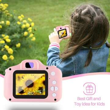 NINE CUBE Kids Camera for 3-7 Year Olds - 1080P