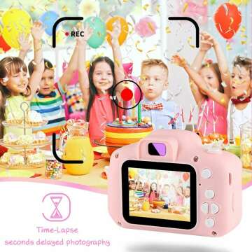 NINE CUBE Kids Camera for 3-7 Year Olds - 1080P