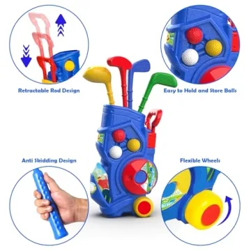 GMAOPHY Toddler Golf Club Set for Kids 1-6 Years