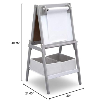 Delta Kids Double-Sided Storage Easel Greenguard Gold Certified