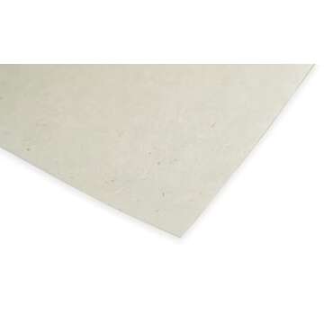 Handmade Lokta Vintage 8.5x11" Printer Paper for Laser and Inkjet Printing (100 Sheets, Natural)