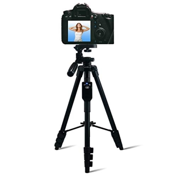 Fugetek 54" Lightweight Phone Tripod with Bluetooth Remote