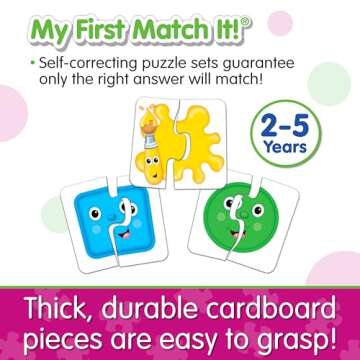 My First Match It Colors and Shapes Matching Puzzles