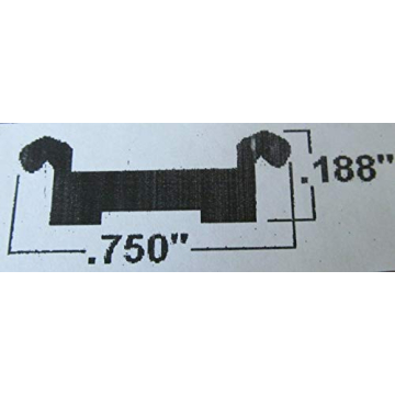 92" Aluminum Vinyl Trim Type T4 for RVs