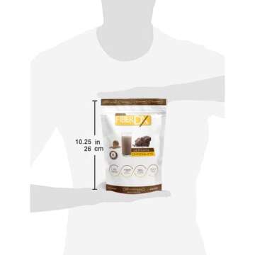 Barn Dad Nutrition Fiberdx, German Shake, Light to Medium Brown Chocolate, 24.7 Ounce