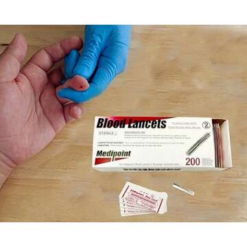 Precision MEDIPOINT Stainless Steel Lancets - 200ct Pack