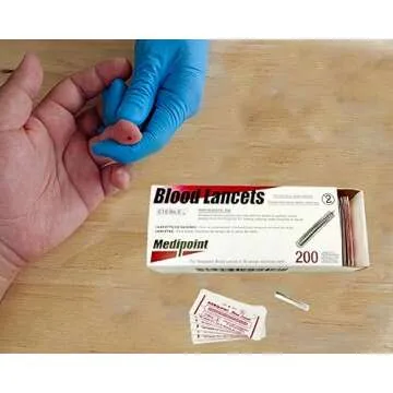 Precision MEDIPOINT Stainless Steel Lancets - 200ct Pack